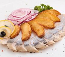 Сельдь с картофелем по-деревенски