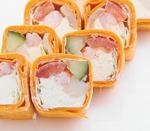 Тортилья-ролл эби батерфиш с сыром