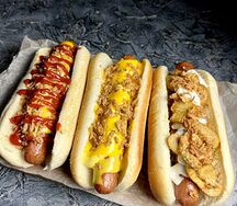 Ассорти из 3 хот-догов