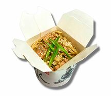 Удон с лососем