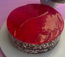 Торт Пломбир и клюква