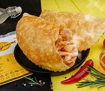 Чебурек с курицей и сыром