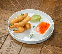 Тигровые креветки темпура