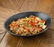 Лапша с морепродуктами