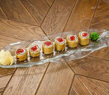 Теплый ролл камчатский краб