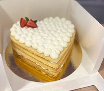 Торт Миндальное сабле сердце