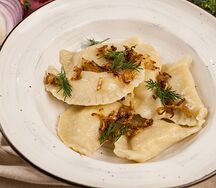 Вареники с картофелем и луком