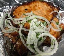 Шашлык из cвинoй корейки