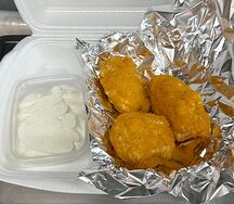 Наггетсы с соусом цезарь