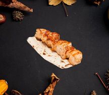 Шашлык из куриного филе в лаваше