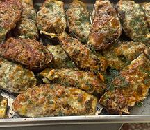 Баклажаны, фаршированные фаршем