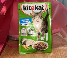 Корм Kitekat вкусная рыбка в соусе