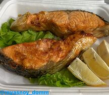 Сёмга на мангале