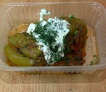 Перец, фаршированный овощами