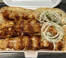 Люля из курицы с грибами