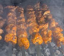 Куриное филе на мангале