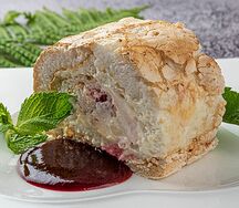 Меренга рулет