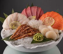 Палтус сашими