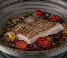 Филе палтуса в соусе верди