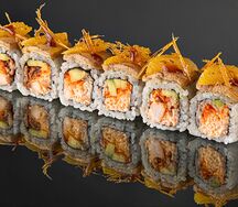 Ролл с угрем и фуа-гра