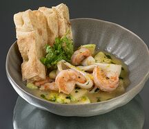 Креветки и кальмары