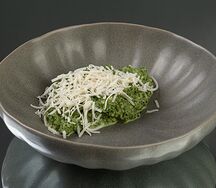 Шпинат в сливках