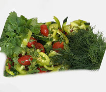 Микс-Овощи нарезанные с зеленью