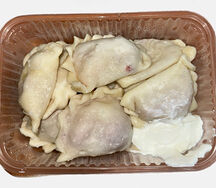 Вареники домашние с клубникой