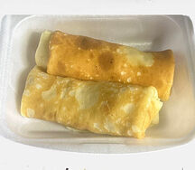 Блинчики с грибами и сыром