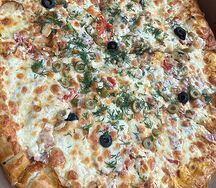 Пицца по-домашнему Курица с грибами