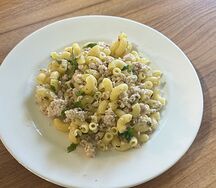 Макароны по-флотски с говяжьим мясом