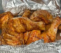 Голень, запечённая с чесночком