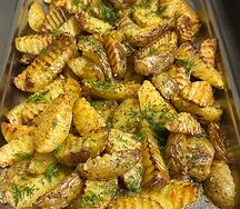 Картошка запеченная по-деревенски