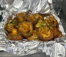 Запечённые шампиньоны по-домашнему