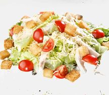 Салат Цезарь с курицей