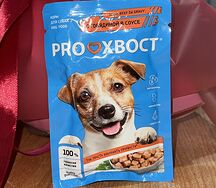 Жидкий корм Pro хвост с говядиной в соусе