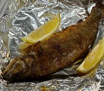 Сиг на мангале