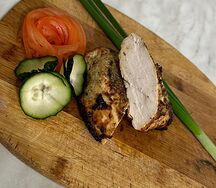 Куриное филе в горчичном соусе