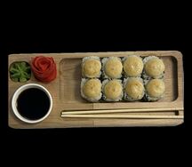 Запечённый с чесночным соусом