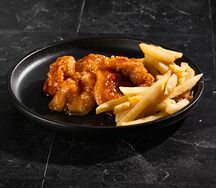 Курица в хрустящей корочке в соусе сладкий чили