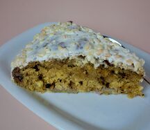 Пирог орехово-банановый