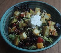 Салат с баклажанами