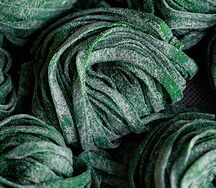 Тальятелле с сезонной зеленью