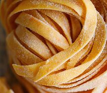 Тальятелле морковные