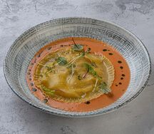 Равиоли с крабом