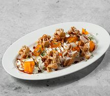 Венские вафли с воздушным кремом и хурмой