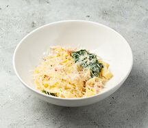 Феттуччине с крабом