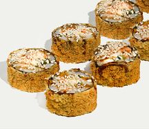 Ролл темпура с форелью и терияки Light