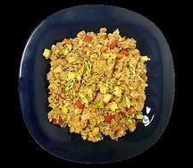 Чахан с курицей