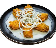 Чикен со Сливочным-луковым соусом 